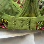 Lise Charmel Floral Embroidered Bra Green Size 32 D Photo 5