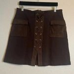 Michael Kors Michael  Skirt Womens Size L Brown Classic Casual Career wear Short Photo 0