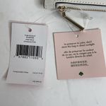 Kate Spade  Women’s Yellow White Stripe Stone Large Zip Clutch Purse NWT Photo 8