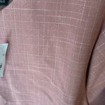 NWT Ann Taylor Elbow Sleeve Overlay Sheath‎ Dress Rose Pink Crosshatch Size 14 Photo 8