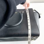 Michael Kors Selma Saffiano Leather Satchel Handbag Purse Black Photo 6