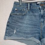 Levi's Denizen for  Medium Wash Denim High Rise Cut Off Shorts  Photo 1