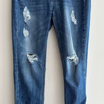 Dollhouse  Charley Women's Distressed Blue Jeans, Size 11 Photo 0