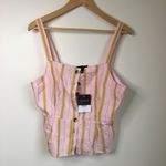 Topshop New Stripe Crop Tank Size 12 Photo 3
