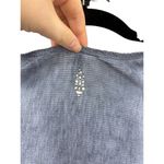 Free People  Top Womens XS Zenith High Low Tee Blue Thumbhole Ribbed FP Movement Photo 8