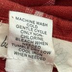 Blu Dahlia Button Front Dress Red orange white Striped in size L Size L Photo 10