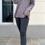 Boutique NWT Grey Quarter zip Sweater  Photo 2