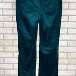 Christopher Blue Madison High Rise Straight Leg Corduroy Jeans in Green Size 16 Photo 4