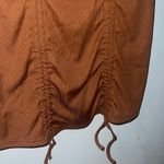 Jolie & Joy orange chocolate bodycon dress ruching down XL Photo 2