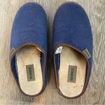 Sorel  Navy Fleece Hard Sole Slippers Women’s Size 8 Photo 4