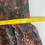 World Market women's small medium maxi dress printed boho multi color prairie Red Photo 8