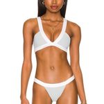 Tularosa Shore Top and bottom in Baby Blue & White bikini Photo 0