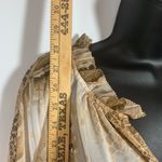 Alfani  Animal Print V Neck Sheer Blouse Photo 3