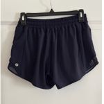 Lululemon  Hotty Hot Shorts 4" Navy Blue Photo 3
