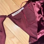 Francesca's Collections Burgundy Velvet Dress Red Size undefined Photo 2