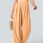 Halara NWT  Side Invisible Zipper Pocket Wide Leg Quick Dry Resort Slip Jumpsuit Photo 1