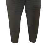 One by Chapter One Black Moto Stretch Dressy Skinny Ankle Leggings Women Sz M Size M Photo 4