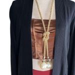 Ivanka Trump  Open Front Cascading Cardigan Photo 9