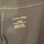 Calvin Klein  Power Stretch black dress leggings pants
velvet side stripe Large Photo 3