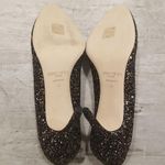 Jimmy Choo 💕💕 Gilbert Pumps ~ Black Glitter EU 40 New Without Box Photo 13