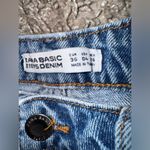 ZARA Floral Embroidered Distressed Ripped Denim Shorts Photo 4