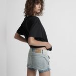 One Teaspoon  Ivory Superfreaks Denim Shorts Size 30 / US 8 – NWT Photo 12