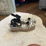 Tory Burch Striped Espadrille Wedge Sandals Photo 5