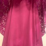 Simply Emma Laced Top w/ Underneath Tank Top Fuchsia/Purple 3X Blouse. 1891 Pink Photo 2