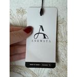 Anewsta Sweater Women Large White Gold Embroidered Floral Duck‎ Knit Vest NWT Photo 9