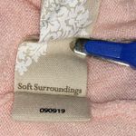 Soft Surroundings Light Pink Long Sleeve Pearl Braided Sweater Size M Photo 5