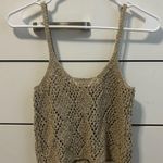 Free People  glisten cami top in crochet knit Photo 2