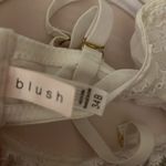 Blush  Bra Yellow Polka Dot Balconette Bra White Bras, 34B Photo 1