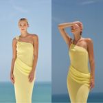 NWT BAOBAB Lyn Maxi Dress in Carambolo Yellow Size Small Photo 3