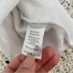 SASKI Oversized Cropped Hoodie Sweatshirt White (Medium) Photo 7