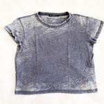 Brandy Melville Blue Acid Wash Tee Photo 0