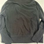 Back high neck sweatshirt with pockets Black Size M Photo 1