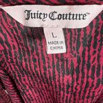 Juicy Couture  red and black pleated and studded chiffon top size large Photo 4