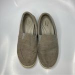 Crocs  citiline tan‎ canvas slip on shoes size 8 Photo 4