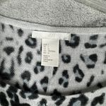 H&M Sweater Womens Large White Black Leopard Cheetah Monochrome Edgy Streetwear Photo 5