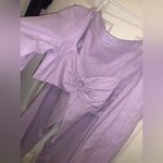 Charlie Holiday Nwot lavender  linen crop & pant set cutout spring summer classic Photo 5