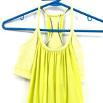 Lululemon Athletica size 4 no limits bright yellow tank with built in sports bra Photo 2