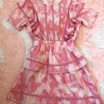 Boutique Pink & White Mini Dress Photo 2