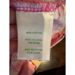 Lilly Pulitzer  Dress Women Medium Pink Floral Carolyn Ruffle Shirt Mini Boho Photo 8