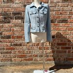 Vintage (Y2K) DMBM long sleeved light wash denim jacket / S / Excellent condit. Blue Photo 7