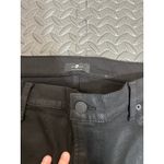 7 For All Mankind 7 for all man‎ kind super Dojo jeans coated black revolve pants womens size 34 Photo 2