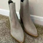 Oasis Gray heel booties size 6.5 Photo 0