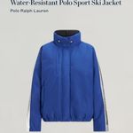 Ralph Lauren NWT Water-Resistant Polo Sport Ski Jacket Metallic Sleeve Small Photo 3