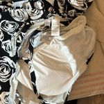 Anne cole  Swim Tank Top Black White Floral Estilo Removable Pads Size 22W Photo 9