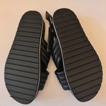 Time And Tru  Women's Cross Strap Black Sandals  Sz 7 Photo 6