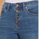 Madewell 9" Mid-Rise Skinny Crop Button Front Jeans Size 26 Photo 1